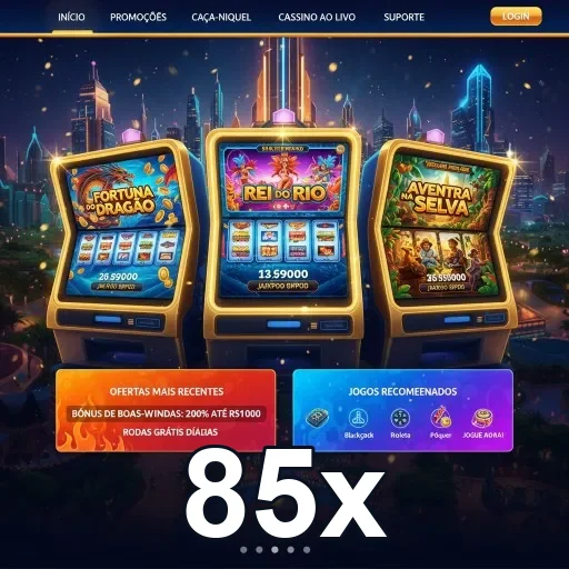 Ilustração de Acesse rapidamente o cassino online 85x com login eficiente