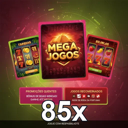 Ilustração de Explore a Plataforma de Jogos 85x com Segurança e Inovação