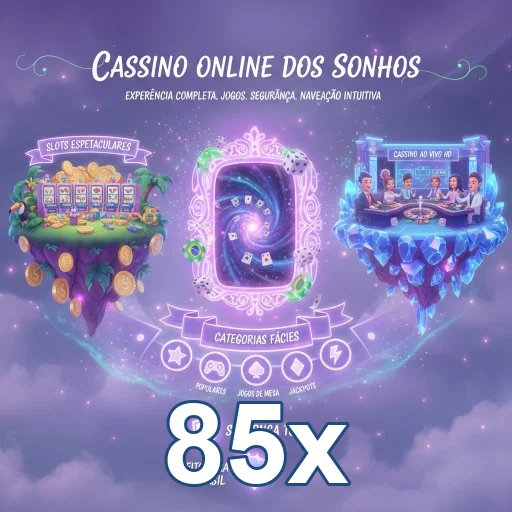 Experimente o Melhor do Live Gaming no 85x - 85x